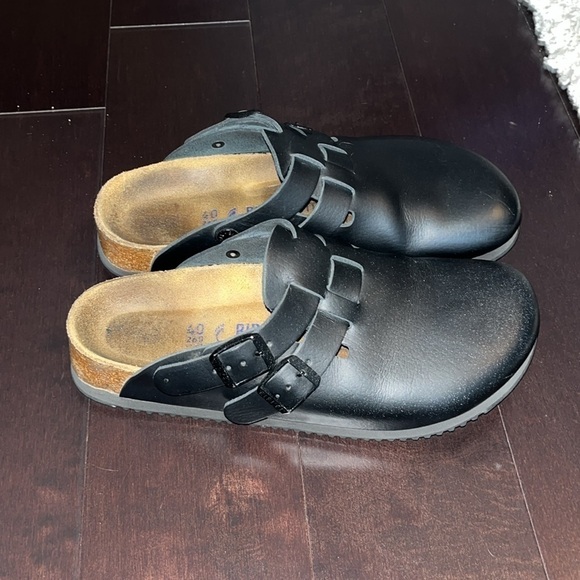 BIRKI'S BIRKENSTOCK CAMDEN BLACK BIRKO-FLOR SOFTFOOT size EU40 - Picture 2 of 5